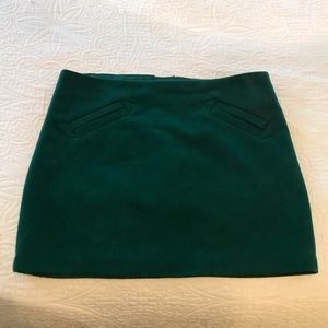 Willi Smith Emerald Green Mini Skirt
